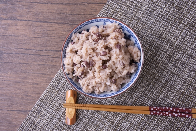 Red bean rice (Sekihan 赤飯)