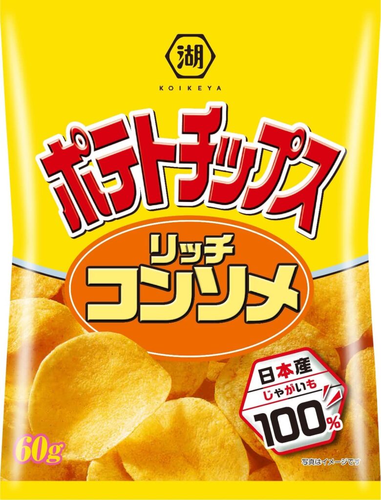Koikeya Potato Chips Rich Consomme